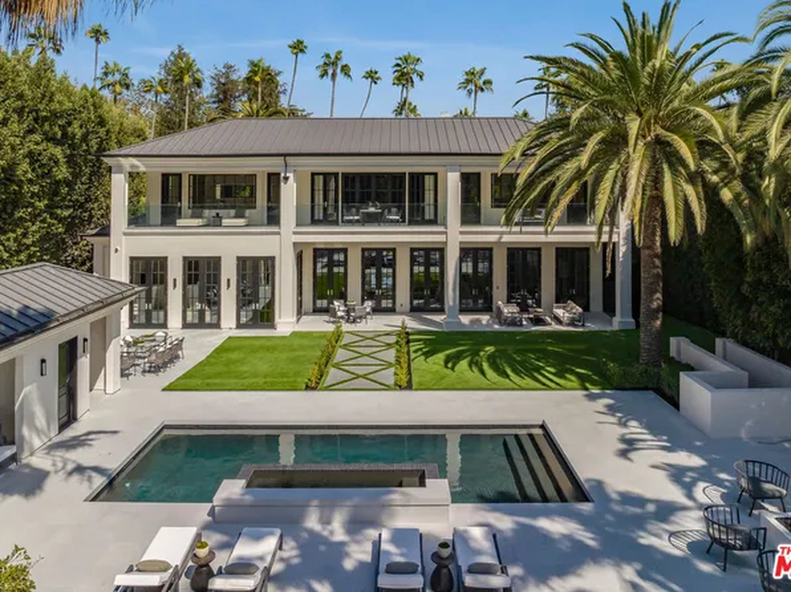 Beverly Hills luxury estate with resort-style pool